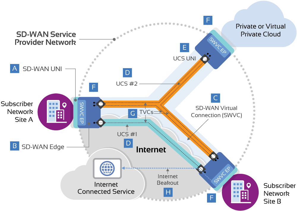 Components of an SD-WAN Service